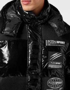 Discount Nylon Padded Jacket Herren Jacken