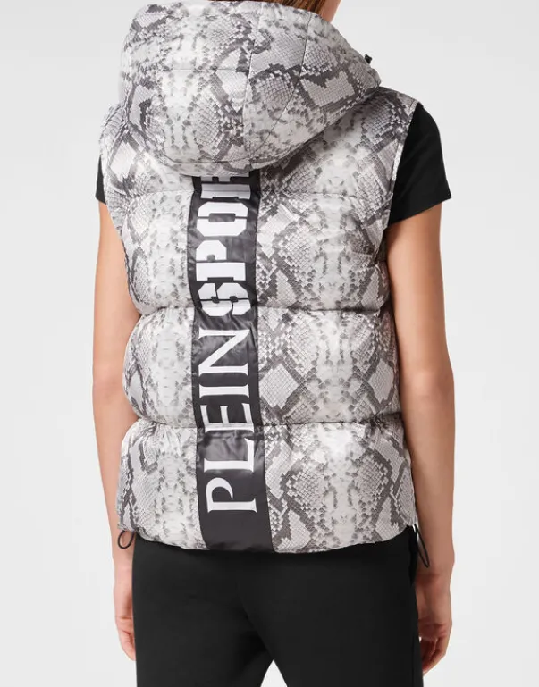Best Nylon Puffer Gilet Pitone Damen Jacken
