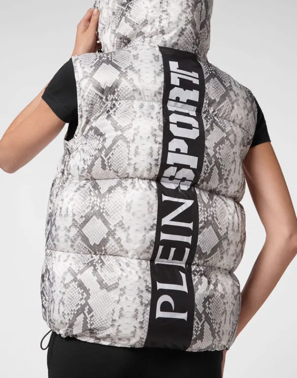 Best Nylon Puffer Gilet Pitone Damen Jacken