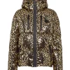 New Nylon Puffer Jacket Leopard Damen Jacken