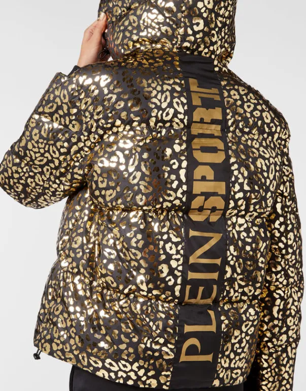 New Nylon Puffer Jacket Leopard Damen Jacken