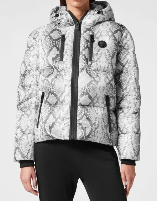 Fashion Nylon Puffer Jacket Pitone Damen Jacken