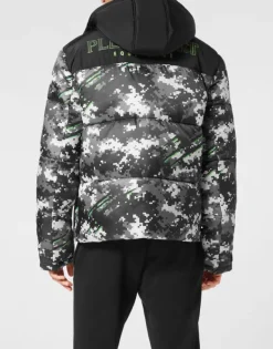 Online Nylon Puffer Jacket Pixel Herren Jacken