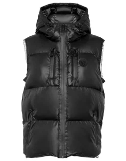 Discount Nylon Puffer Vest Damen Jacken