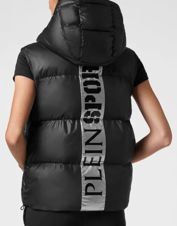 Discount Nylon Puffer Vest Damen Jacken
