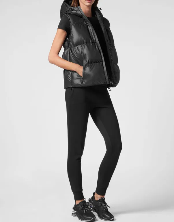Discount Nylon Puffer Vest Damen Jacken