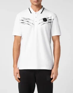 Online Piquet Polo SS Scratch Herren T-shirt