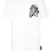 Discount Cotton T-shirt Round Neck SS Tiger Herren T-shirt