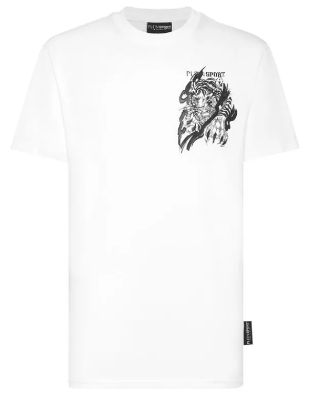 Discount Cotton T-shirt Round Neck SS Tiger Herren T-shirt