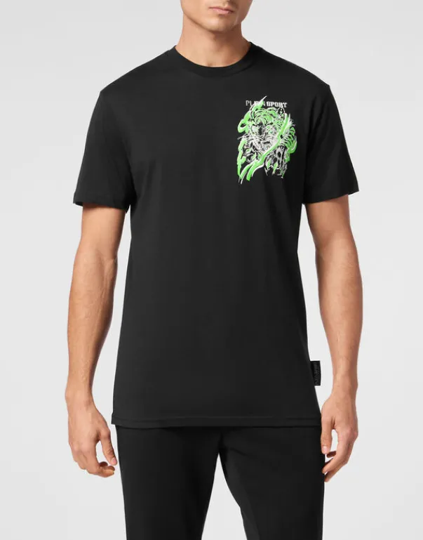 New Cotton T-shirt Round Neck SS Tiger Herren T-shirt