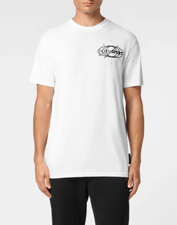 Hot Cotton T-shirt Round Neck SS Logos Herren T-shirt