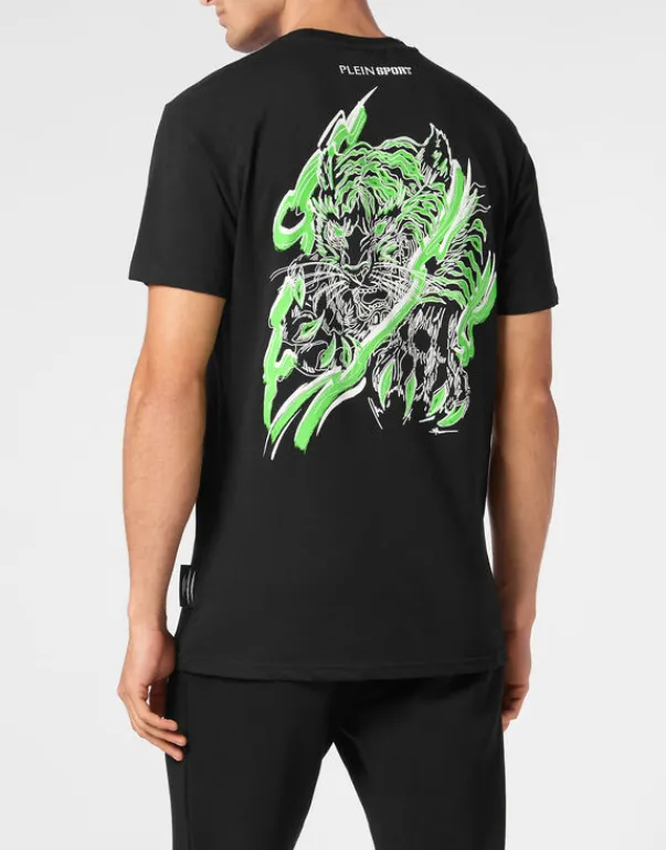 New Cotton T-shirt Round Neck SS Tiger Herren T-shirt