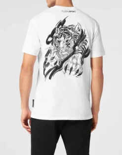 Discount Cotton T-shirt Round Neck SS Tiger Herren T-shirt