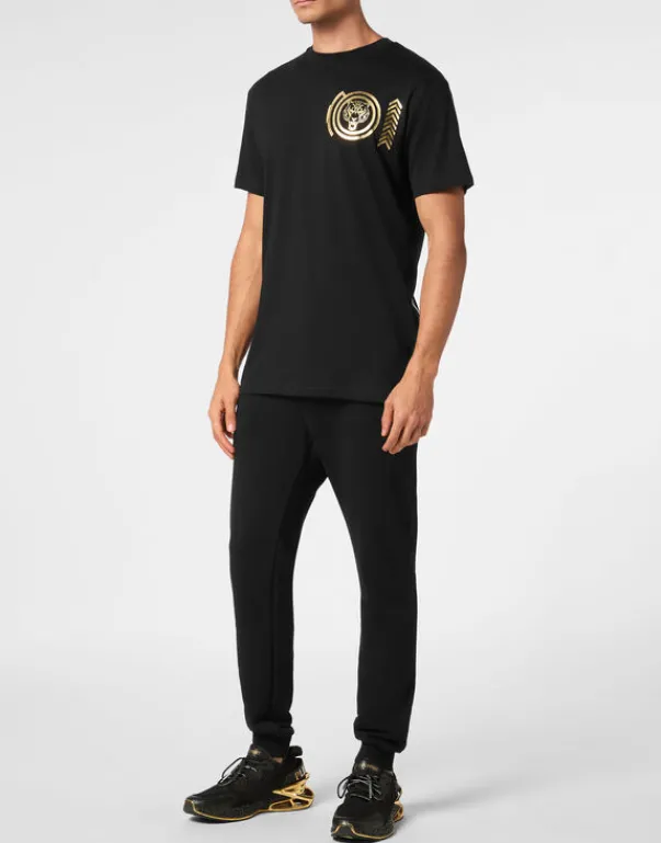 Best Cotton T-shirt Round Neck SS Lamina Tiger Herren T-shirt