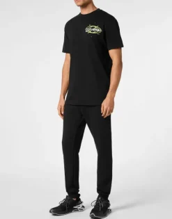 Hot Cotton T-shirt Round Neck SS Logos Herren T-shirt