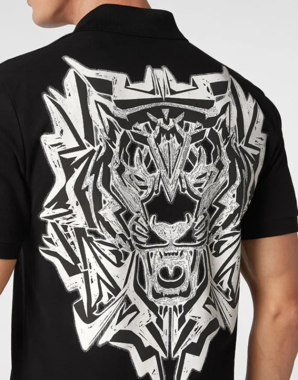 Outlet Polo shirt SS Thunder Tiger Herren T-shirt