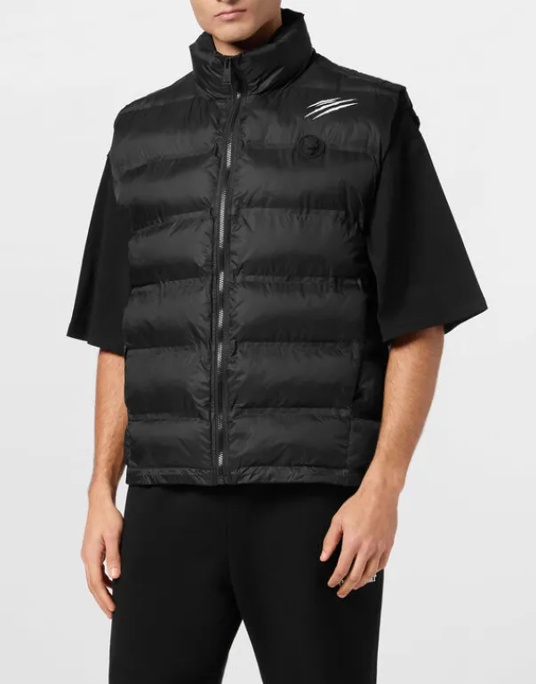Outlet Reversible Lightweight Padded Vest Scratch Herren Herren | Jacken