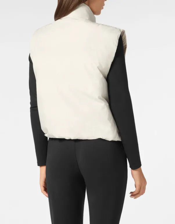Outlet Reversible Lightweight Padded Vest Scratch Damen Damen | Jacken
