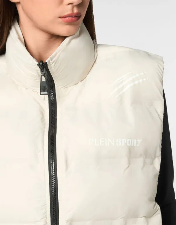 Outlet Reversible Lightweight Padded Vest Scratch Damen Damen | Jacken