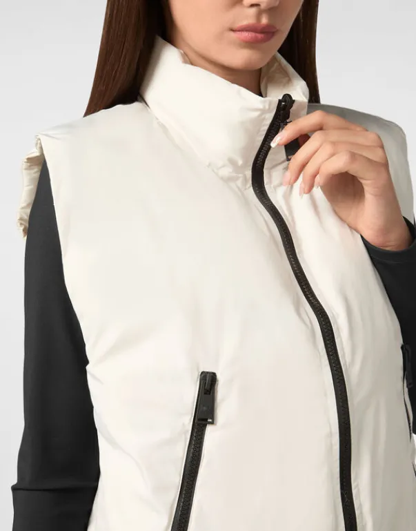 Outlet Reversible Lightweight Padded Vest Scratch Damen Damen | Jacken
