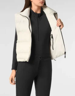 Outlet Reversible Lightweight Padded Vest Scratch Damen Damen | Jacken