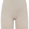 Fashion Rib Seamless Biker Shorts Logo Damen Sportbekleidung
