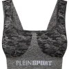 Outlet Seamless Crossed Straps Sport Bra Logo Damen Sportbekleidung