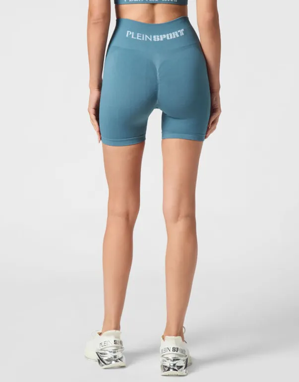 Discount Seamless Micro Biker Shorts Logo Damen Sportbekleidung