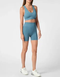 Discount Seamless Micro Biker Shorts Logo Damen Sportbekleidung