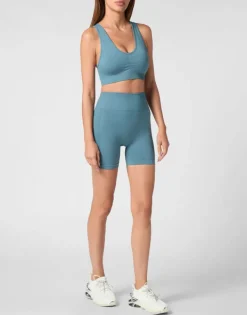 Fashion Seamless Wide Straps Sport Bra Logo Damen Sportbekleidung