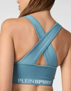 Fashion Seamless Wide Straps Sport Bra Logo Damen Sportbekleidung