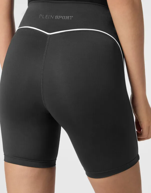 Sale Silky Soft Piping Biker Shorts Damen Sportbekleidung