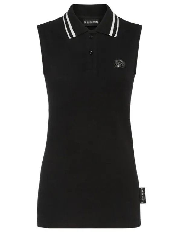 Outlet Sleeveless Polo shirt Damen T-shirts & Poloshirts