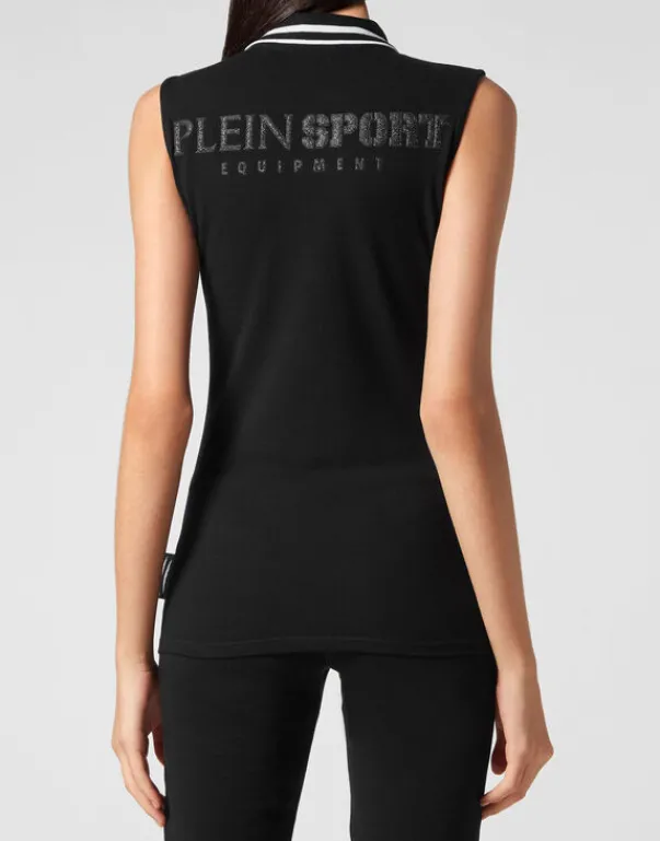 Outlet Sleeveless Polo shirt Damen T-shirts & Poloshirts