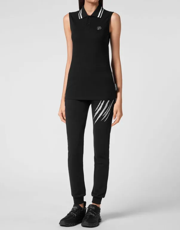 Outlet Sleeveless Polo shirt Damen T-shirts & Poloshirts