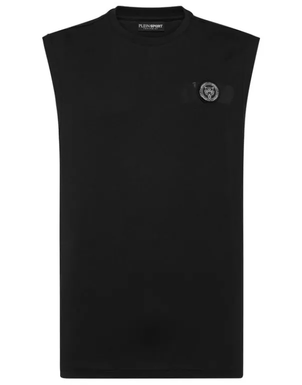 Hot Sleeveless T-shirt Round Neck Herren T-shirt