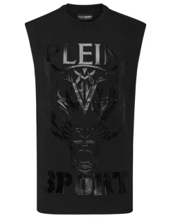 New Sleeveless T-shirt Round Neck SS Tiger Herren T-shirt