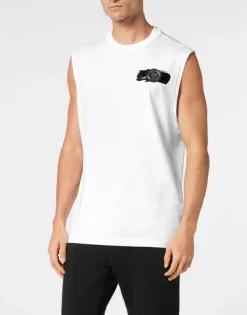 Best Sleeveless T-shirt Round Neck Herren T-shirt