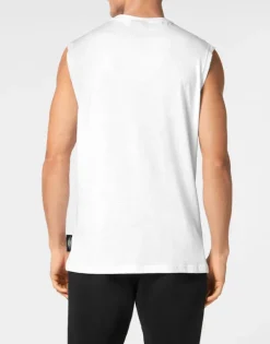 Best Sleeveless T-shirt Round Neck Herren T-shirt