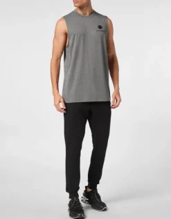 Best Sleeveless T-shirt Round Neck SS Herren T-shirt