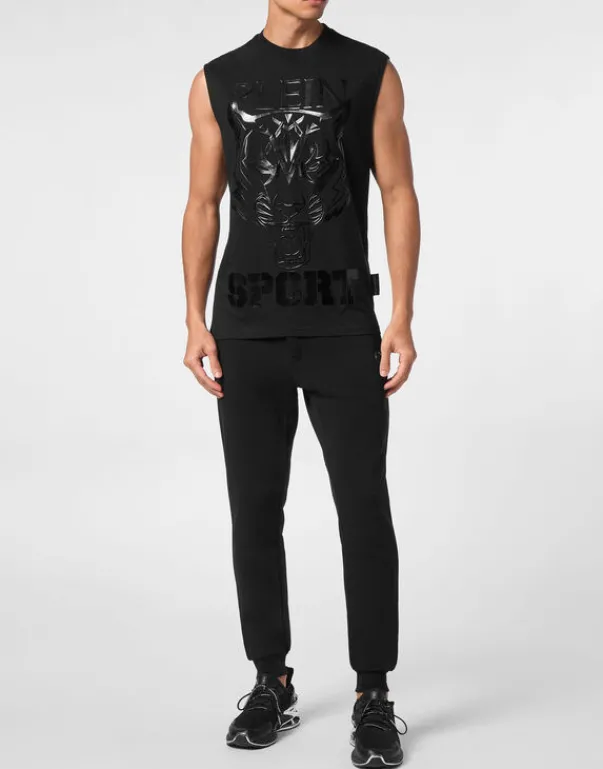 Sale Sleeveless T-shirt Round Neck SS Tiger Herren T-shirt