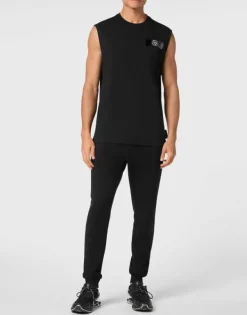 Hot Sleeveless T-shirt Round Neck Herren T-shirt