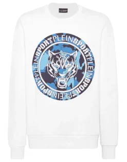 New Sweatshirt LS Carbon Tiger Herren Sportbekleidung