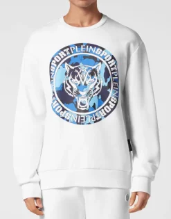 New Sweatshirt LS Carbon Tiger Herren Sportbekleidung
