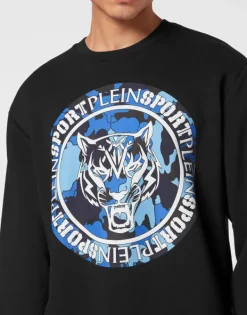 Online Sweatshirt LS Carbon Tiger Herren Sportbekleidung