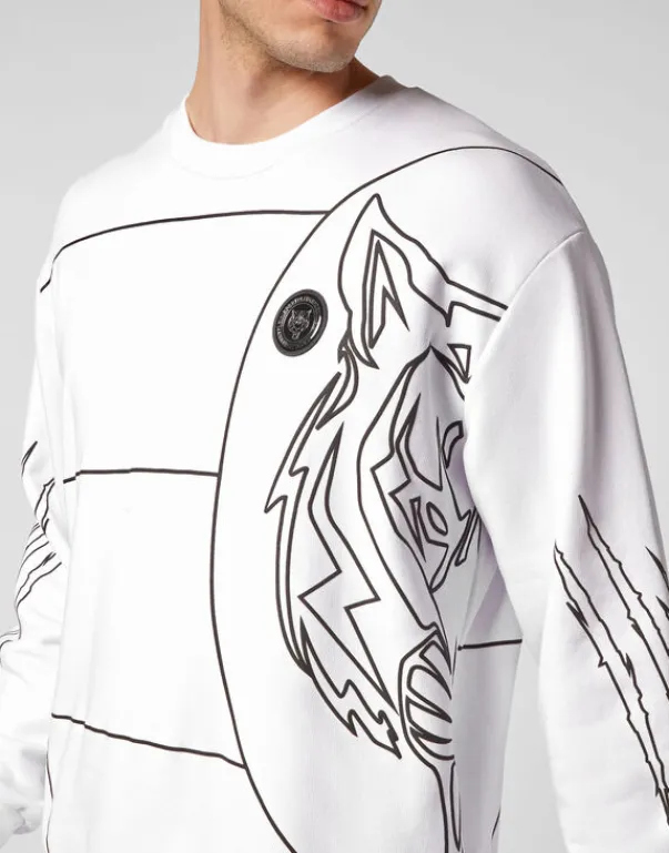 Fashion Sweatshirt LS Tiger Herren Sportbekleidung