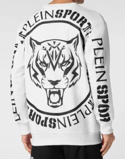 Sale Sweatshirt Round Neck Carbon Tiger Herren Sportbekleidung