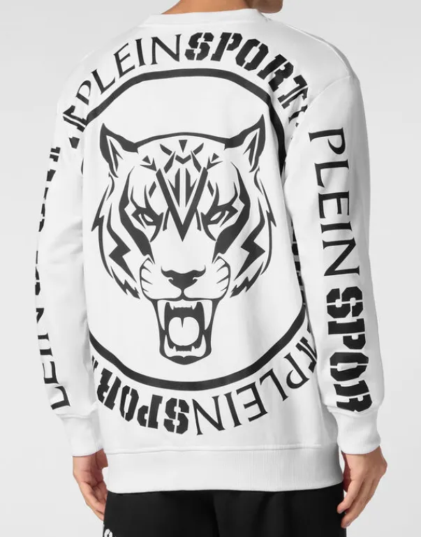 Sale Sweatshirt Round Neck Carbon Tiger Herren Sportbekleidung