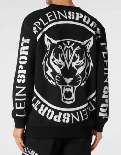 Fashion Sweatshirt Round Neck Carbon Tiger Herren Sportbekleidung