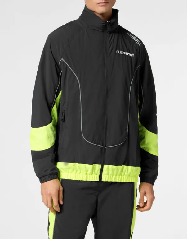 Hot Technical Jogging Bomber Jacket LS Scratch Herren Sportbekleidung